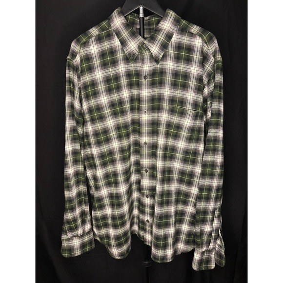 Eddie Bauer Other - Eddie Bauer Flannel Shirt Mens XL Green Plaid Button Up Long Sleeve Cotton